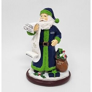 Memory Company Seattle Seahawks Santa Claus Nice List Figure Ltd Ed  2015 NFL 6"